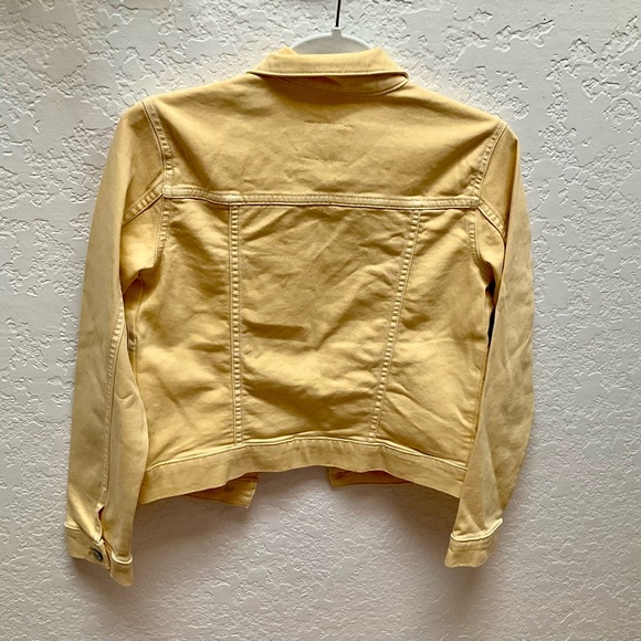 NWT Old Navy Yellow Girls Jeans Jacket - Picture 4 of 8